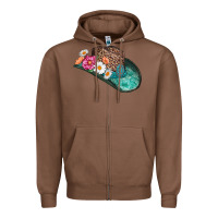Chestnut cowboy hat Zipper Hoodie - AdoDesignShop