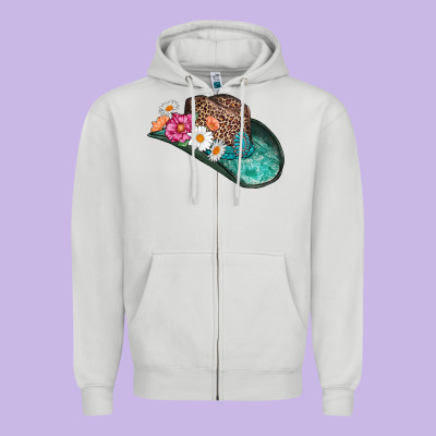 Cowboy Hat Zipper Hoodie Designed By Adodesignshop