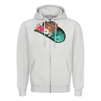 Dove Grey cowboy hat Zipper Hoodie - AdoDesignShop