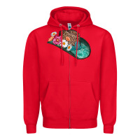 Red cowboy hat Zipper Hoodie - AdoDesignShop