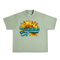 Oil Green sunshine Urban Heavy Tee - HRA Design Shop
