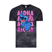 Cloud Black aloha stitch Vintage Tee - Zillion Design Studio