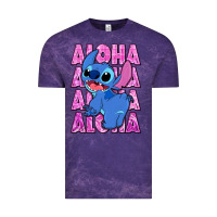 Cloud Purple aloha stitch Vintage Tee - Zillion Design Studio