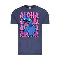 Vintage Denim aloha stitch Vintage Tee - Zillion Design Studio