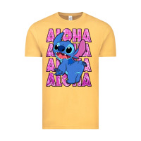 Vintage Mustard aloha stitch Vintage Tee - Zillion Design Studio