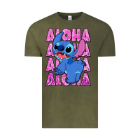 Vintage Olive aloha stitch Vintage Tee - Zillion Design Studio