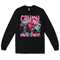 Black crush breast cancer Long Sleeve Tee - AdoDesignShop