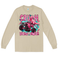 Mushroom crush breast cancer Long Sleeve Tee - AdoDesignShop