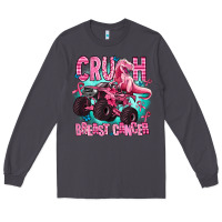 Smoke crush breast cancer Long Sleeve Tee - AdoDesignShop