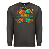 Smoke Thankful grateful blessed mini pumpkin Premium Sweatshirt - NancyCooperArtShop