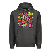Charcoal Heather chip dippin' margarita sippin' Premium Hoodie - LillyAllenDesigns
