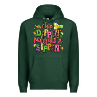 Sports Green chip dippin' margarita sippin' Premium Hoodie - LillyAllenDesigns
