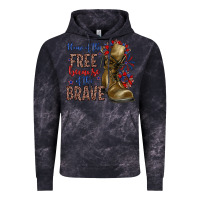 Cloud Black home of the free because of the brave Vintage Hoodie - Zillion Design Studio