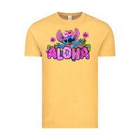 Vintage Mustard aloha summer stitch Vintage Tee - Zillion Design Studio