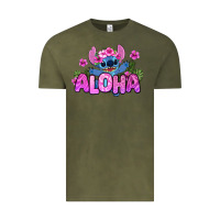 Vintage Olive aloha summer stitch Vintage Tee - Zillion Design Studio