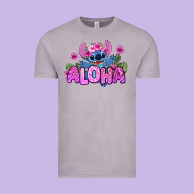 Aloha Summer Stitch Vintage Tee Designed By Zillion Design Studio