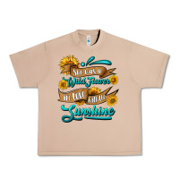 Burro she was a wild flower in love with the sunshine Urban Heavy Tee - HRA Design Shop
