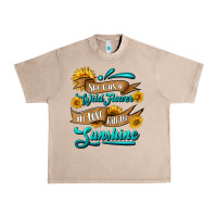 French Oak she was a wild flower in love with the sunshine Urban Heavy Tee - HRA Design Shop