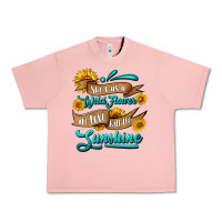 Salmon she was a wild flower in love with the sunshine Urban Heavy Tee - HRA Design Shop