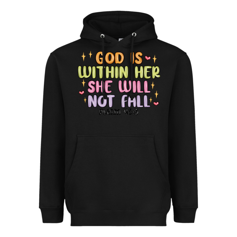 God Is Within Her She Will Not Fall Heavyweight Hoodie by MaliasSmallBusiness | Teevron