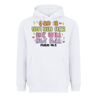 White god is within her she will not fall Heavyweight Hoodie - MaliasSmallBusiness