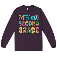 Plum team second grade Long Sleeve Tee - JahusDesignShop