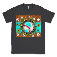 Smoke baseball turquoise sunflower Classic Tee - JahusDesignShop
