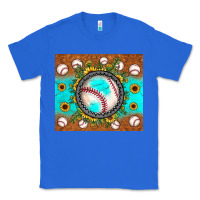 True Royal baseball turquoise sunflower Classic Tee - JahusDesignShop