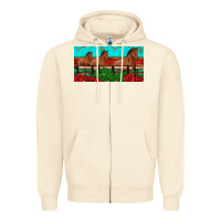 Sandshell horses roses ann cactuses license plate Zipper Hoodie - Artiststas