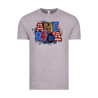 America Lightning Bolt Vintage Tee | Teevron