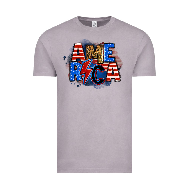 America Lightning Bolt Vintage Tee by Zillion Design Studio | Teevron
