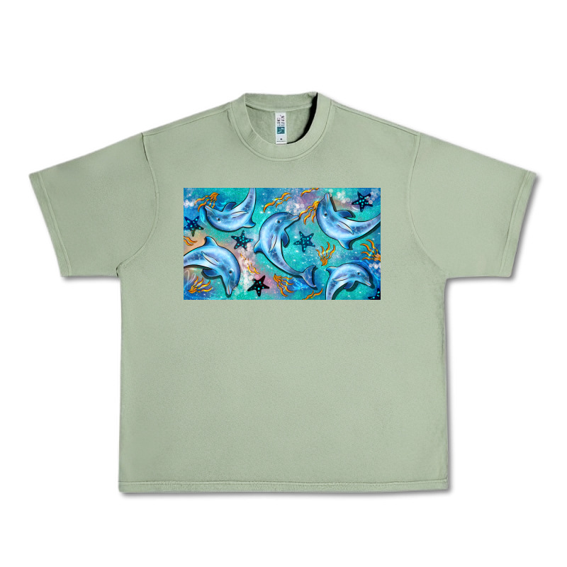 Dolphin  Mug Urban Heavy Tee by BarkalooDesign | Teevron