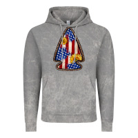Cloud Rock American flag sunflower arrowhead Vintage Hoodie - Zillion Design Studio