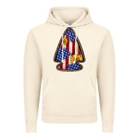 Vintage Artic American flag sunflower arrowhead Vintage Hoodie - Zillion Design Studio