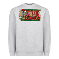 Heather Grey christmas western papa claus Heavyweight Sweatshirt - RanaPortraitStore