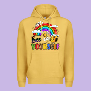 Bee Yourself Premium Hoodie Designed By Lillyallendesigns