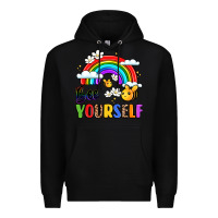 Black bee yourself Premium Hoodie - LillyAllenDesigns