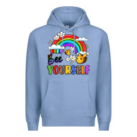 Colony Blue bee yourself Premium Hoodie - LillyAllenDesigns