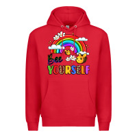 Red bee yourself Premium Hoodie - LillyAllenDesigns