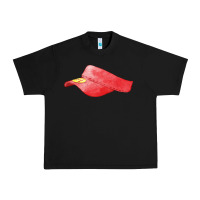 Black red softball visor fa element Urban Heavy Tee - FaDigitalArtStudio