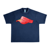 Navy red softball visor fa element Urban Heavy Tee - FaDigitalArtStudio