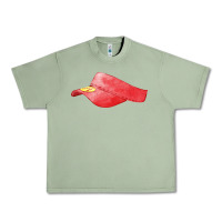 Oil Green red softball visor fa element Urban Heavy Tee - FaDigitalArtStudio