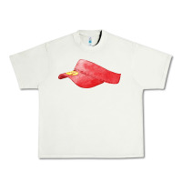 Pistachio red softball visor fa element Urban Heavy Tee - FaDigitalArtStudio