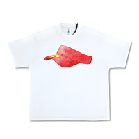 White red softball visor fa element Urban Heavy Tee - FaDigitalArtStudio