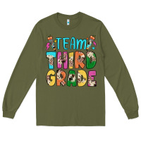 Army Green team third grade Long Sleeve Tee - JahusDesignShop