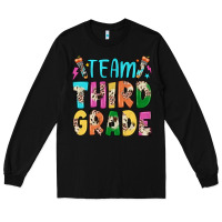 Black team third grade Long Sleeve Tee - JahusDesignShop