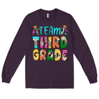 Plum team third grade Long Sleeve Tee - JahusDesignShop