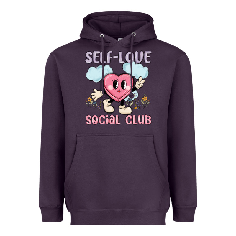 Self Love Social Club Heavyweight Hoodie by MaliasSmallBusiness | Teevron