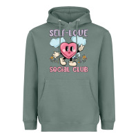 Sage self love social club Heavyweight Hoodie - MaliasSmallBusiness