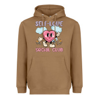 Toasted Coconut self love social club Heavyweight Hoodie - MaliasSmallBusiness
